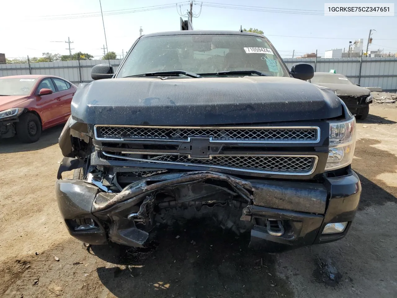 1GCRKSE75CZ347651 2012 Chevrolet Silverado K1500 Lt