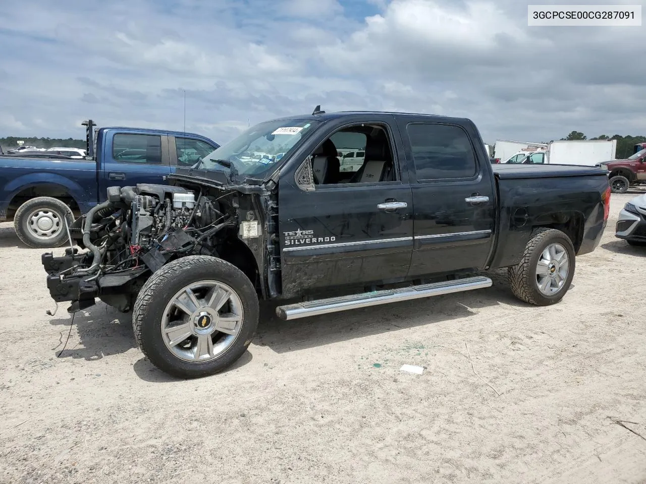 2012 Chevrolet Silverado C1500 Lt VIN: 3GCPCSE00CG287091 Lot: 71107934