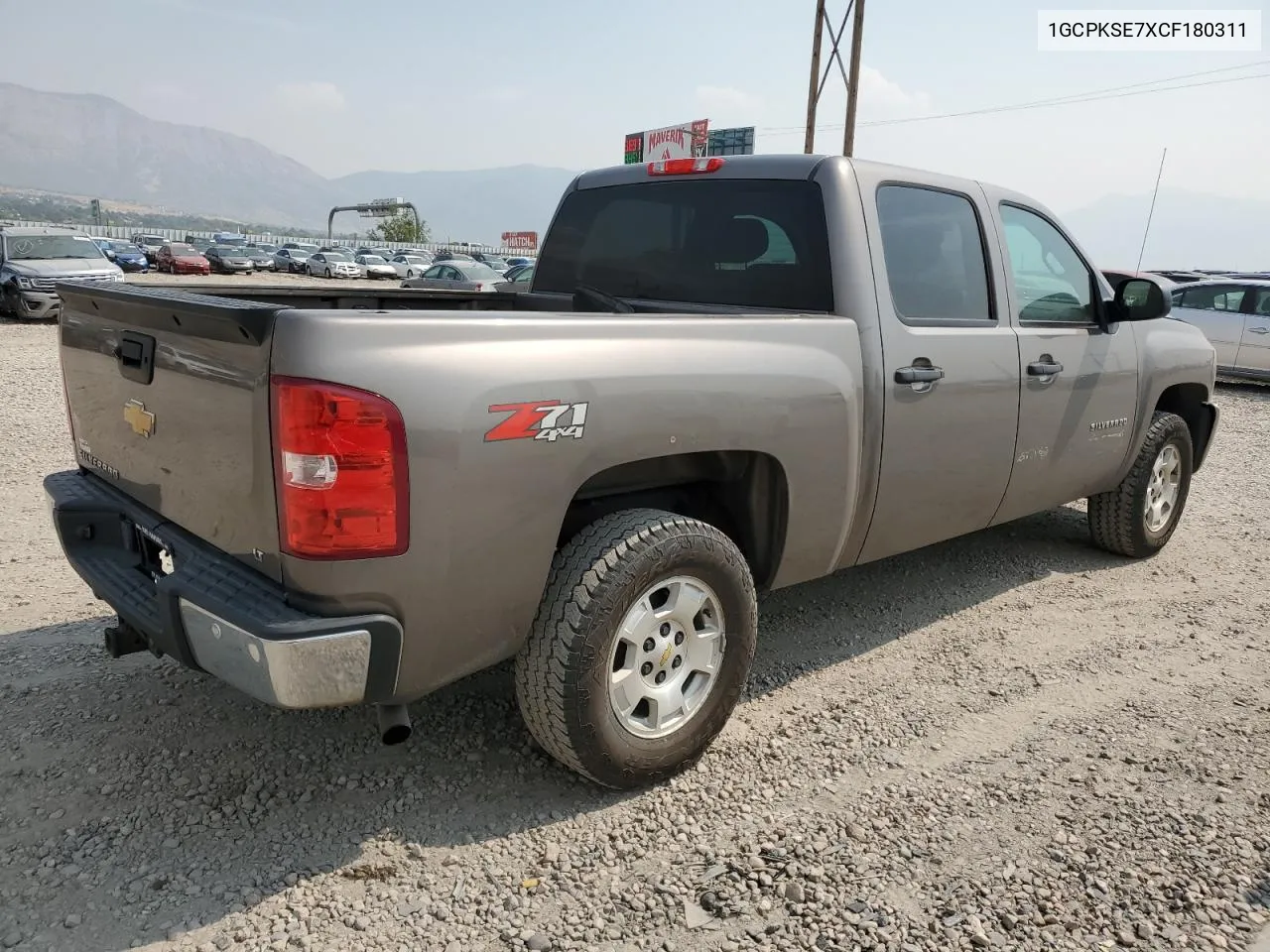 2012 Chevrolet Silverado K1500 Lt VIN: 1GCPKSE7XCF180311 Lot: 71134824