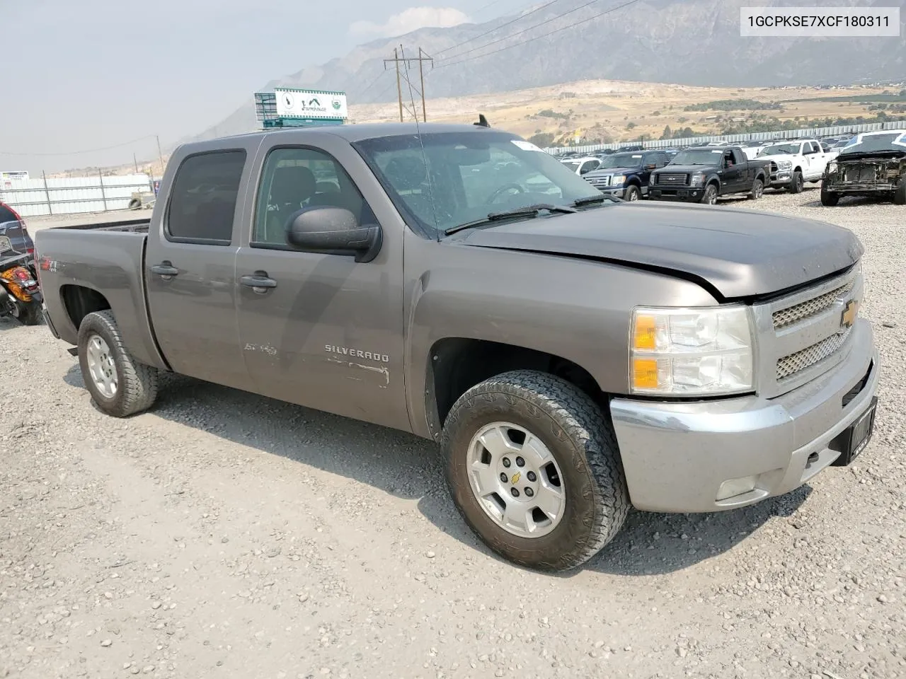 2012 Chevrolet Silverado K1500 Lt VIN: 1GCPKSE7XCF180311 Lot: 71134824