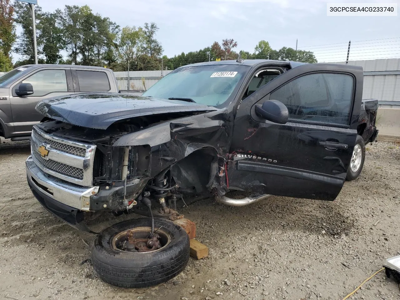 2012 Chevrolet Silverado C1500 Lt VIN: 3GCPCSEA4CG233740 Lot: 71202174