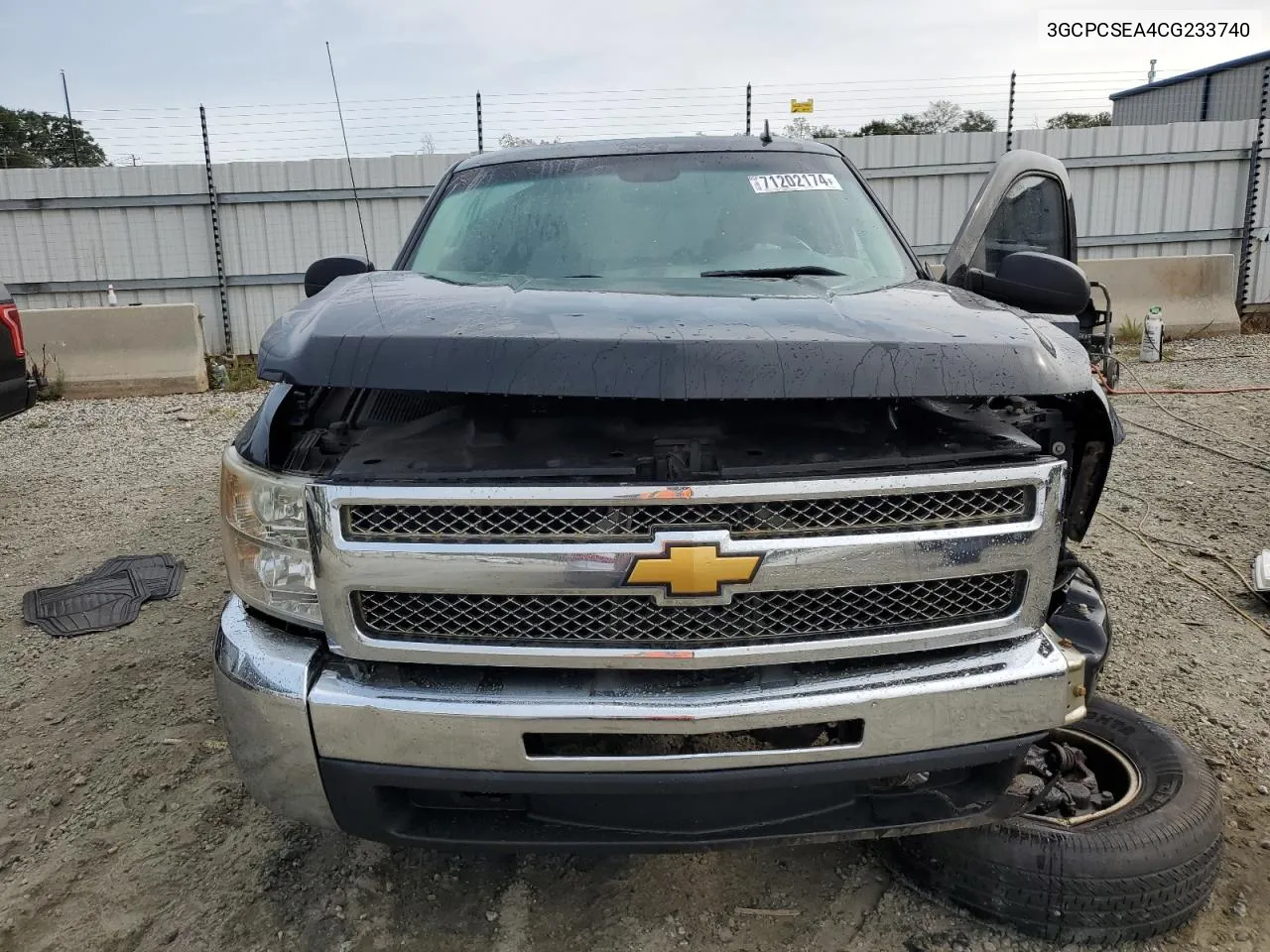 2012 Chevrolet Silverado C1500 Lt VIN: 3GCPCSEA4CG233740 Lot: 71202174