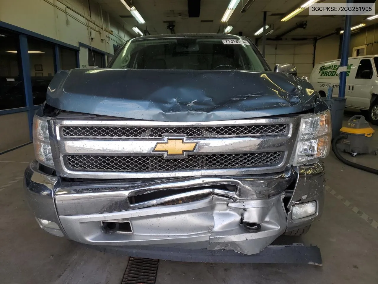 2012 Chevrolet Silverado K1500 Lt VIN: 3GCPKSE72CG251905 Lot: 71319244