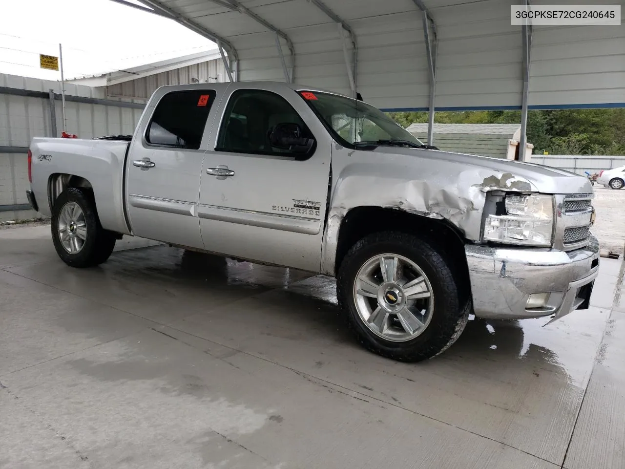 2012 Chevrolet Silverado K1500 Lt VIN: 3GCPKSE72CG240645 Lot: 71464474