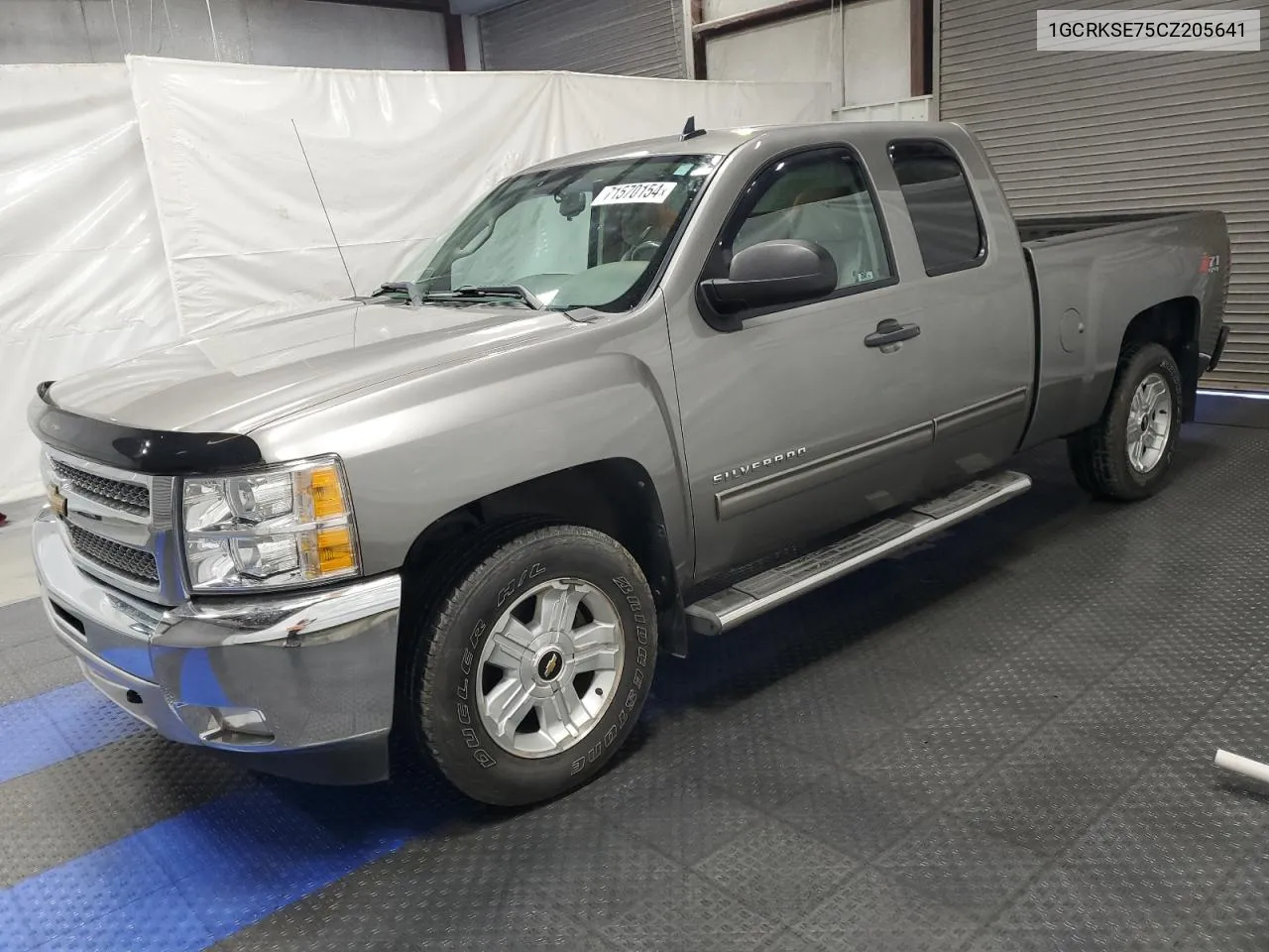 2012 Chevrolet Silverado K1500 Lt VIN: 1GCRKSE75CZ205641 Lot: 71570154