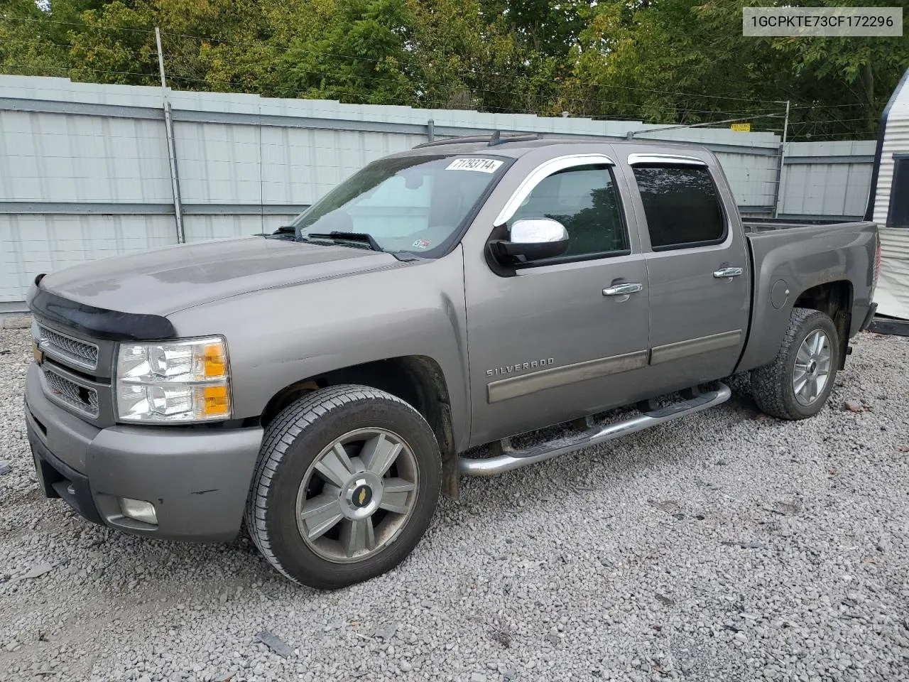 2012 Chevrolet Silverado K1500 Ltz VIN: 1GCPKTE73CF172296 Lot: 71793714