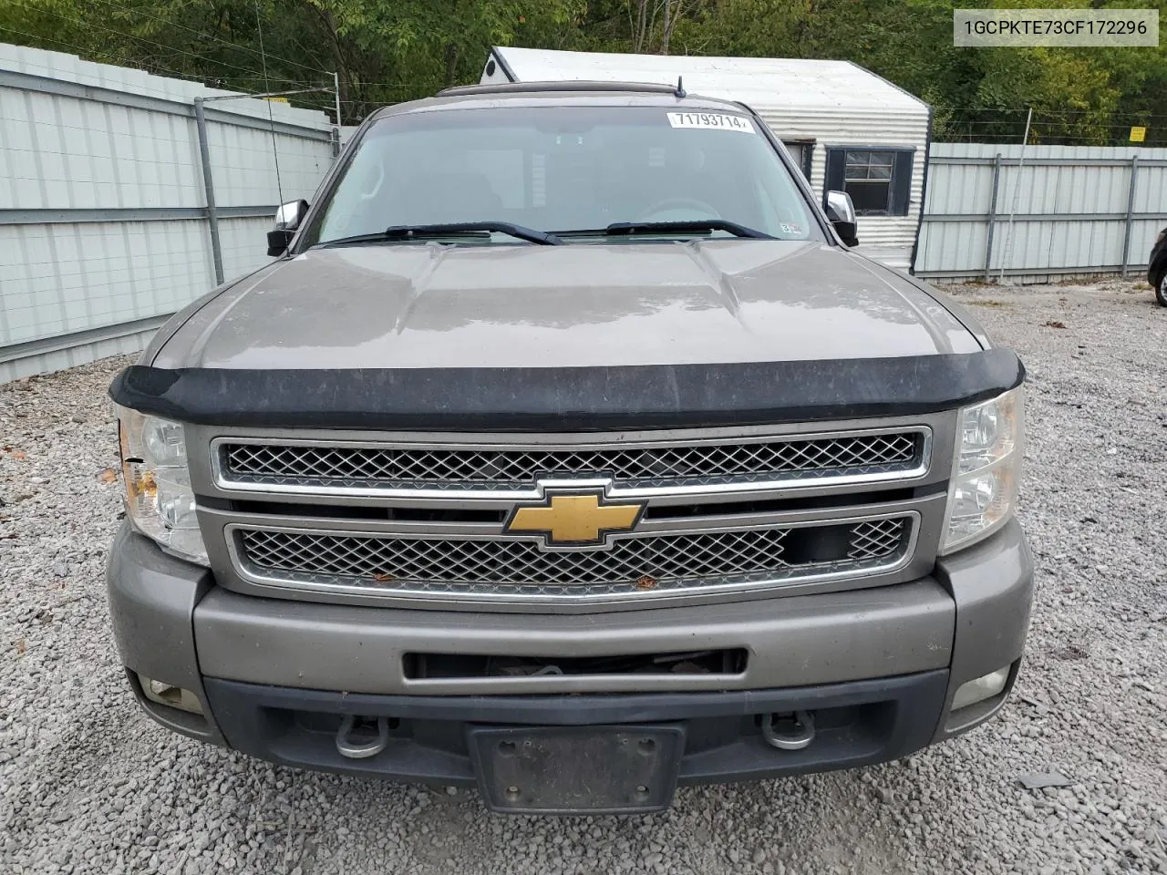 2012 Chevrolet Silverado K1500 Ltz VIN: 1GCPKTE73CF172296 Lot: 71793714