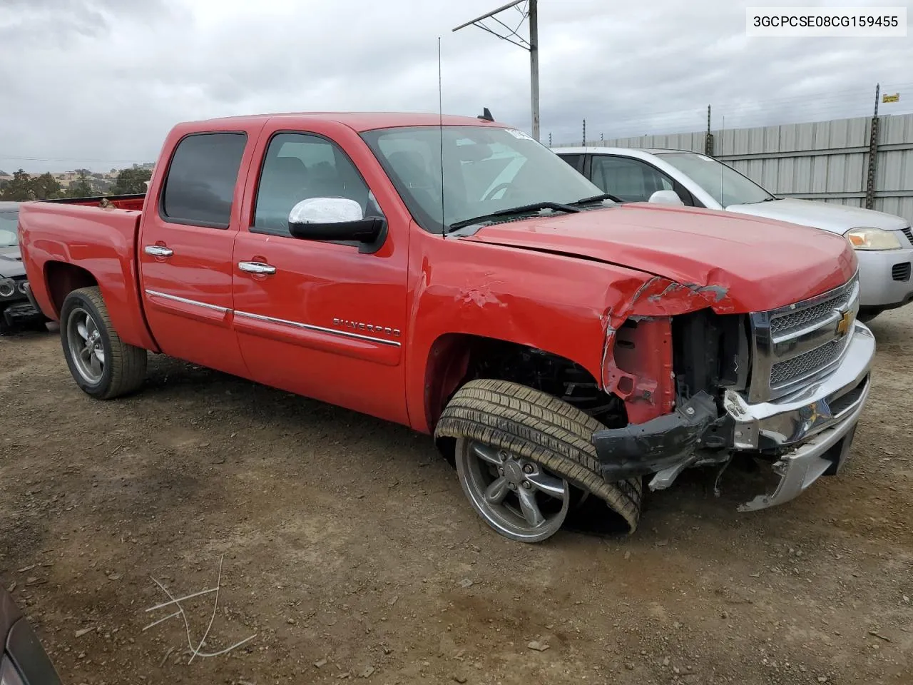 2012 Chevrolet Silverado C1500 Lt VIN: 3GCPCSE08CG159455 Lot: 71794324