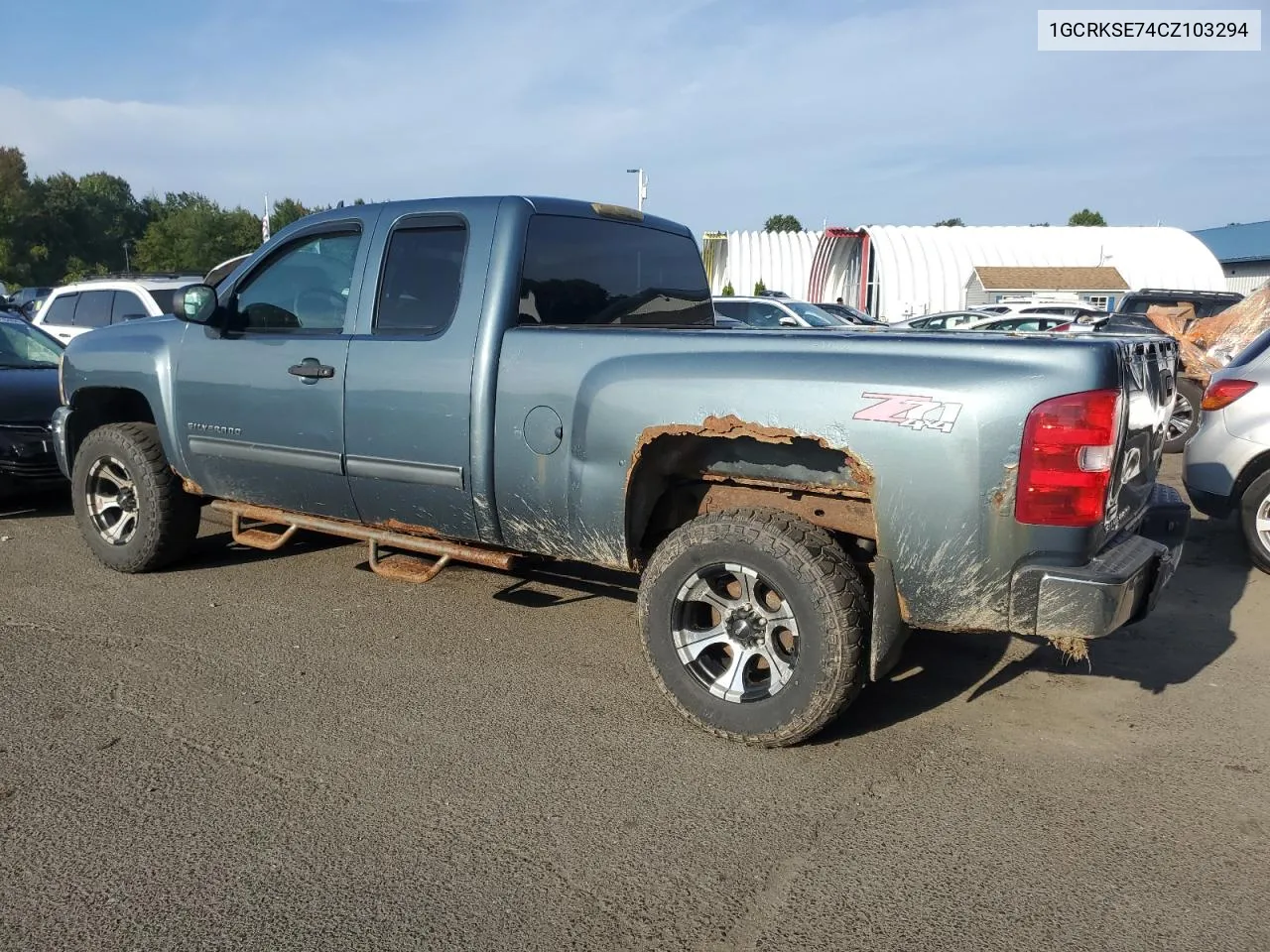 2012 Chevrolet Silverado K1500 Lt VIN: 1GCRKSE74CZ103294 Lot: 71987104