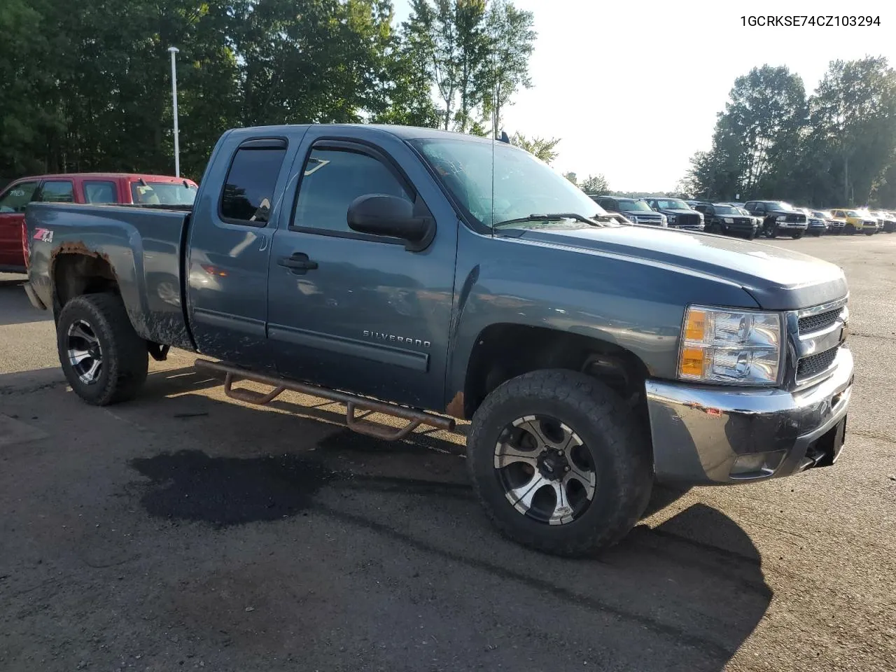 2012 Chevrolet Silverado K1500 Lt VIN: 1GCRKSE74CZ103294 Lot: 71987104