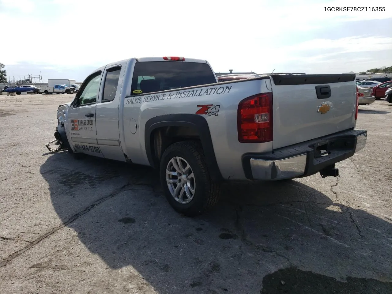 2012 Chevrolet Silverado K1500 Lt VIN: 1GCRKSE78CZ116355 Lot: 71991484