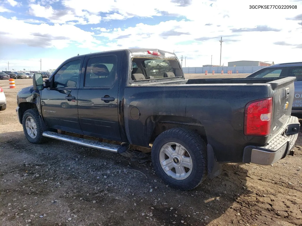 2012 Chevrolet Silverado K1500 Lt VIN: 3GCPKSE77CG220908 Lot: 72084044