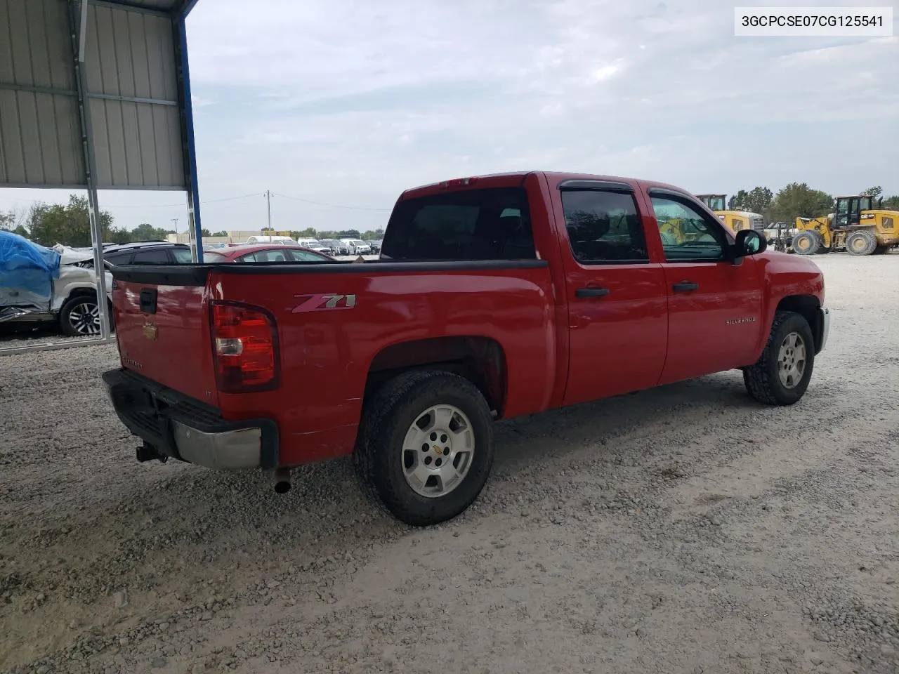 2012 Chevrolet Silverado C1500 Lt VIN: 3GCPCSE07CG125541 Lot: 72142264