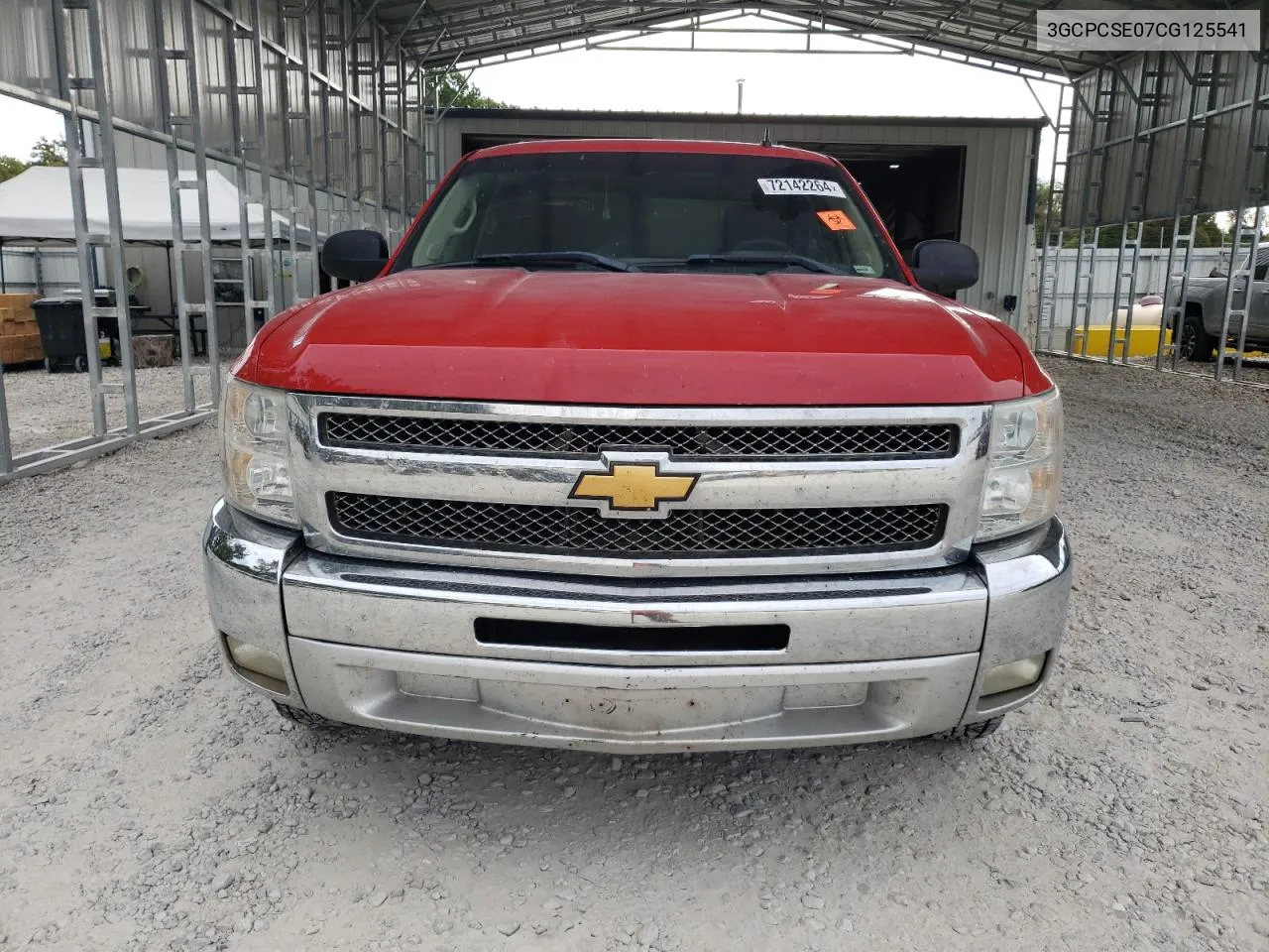 2012 Chevrolet Silverado C1500 Lt VIN: 3GCPCSE07CG125541 Lot: 72142264