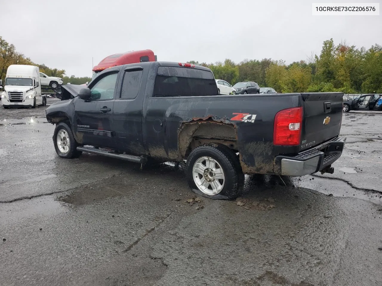 2012 Chevrolet Silverado K1500 Lt VIN: 1GCRKSE73CZ206576 Lot: 72184794