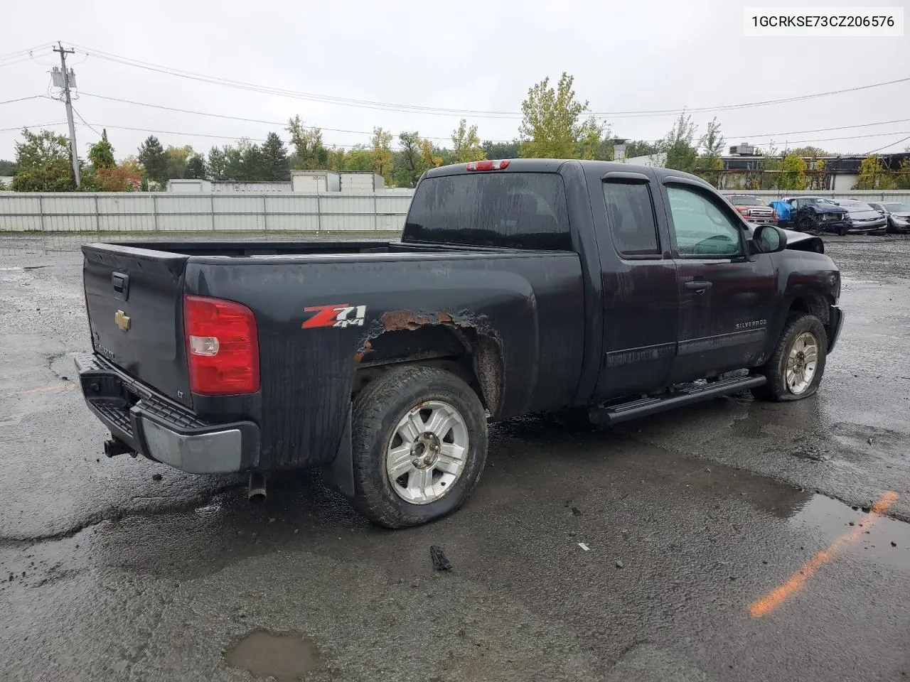 2012 Chevrolet Silverado K1500 Lt VIN: 1GCRKSE73CZ206576 Lot: 72184794