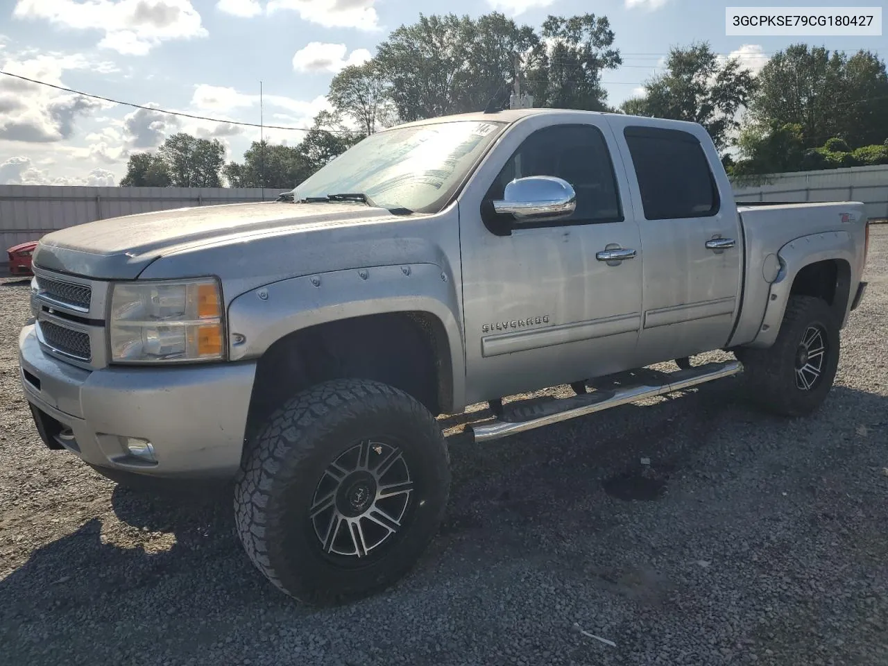 2012 Chevrolet Silverado K1500 Lt VIN: 3GCPKSE79CG180427 Lot: 72447244