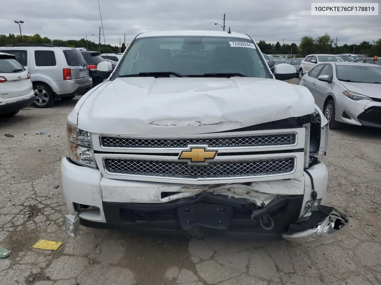 2012 Chevrolet Silverado K1500 Ltz VIN: 1GCPKTE76CF178819 Lot: 72450244