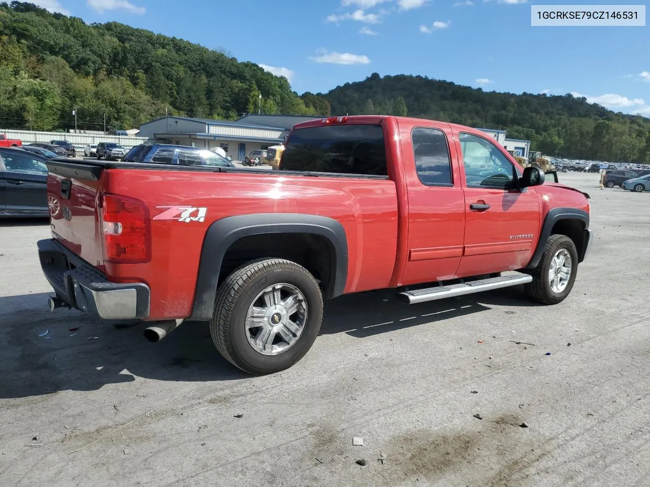 2012 Chevrolet Silverado K1500 Lt VIN: 1GCRKSE79CZ146531 Lot: 72494574