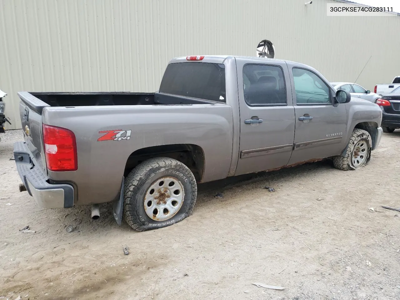 2012 Chevrolet Silverado K1500 Lt VIN: 3GCPKSE74CG283111 Lot: 72533104