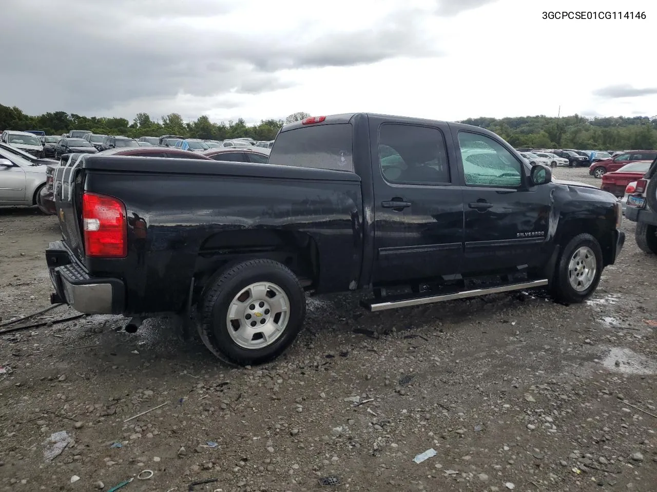 2012 Chevrolet Silverado C1500 Lt VIN: 3GCPCSE01CG114146 Lot: 72583024