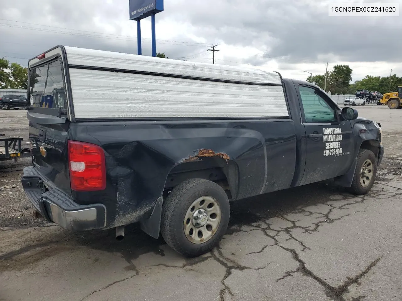 2012 Chevrolet Silverado C1500 VIN: 1GCNCPEX0CZ241620 Lot: 72715634