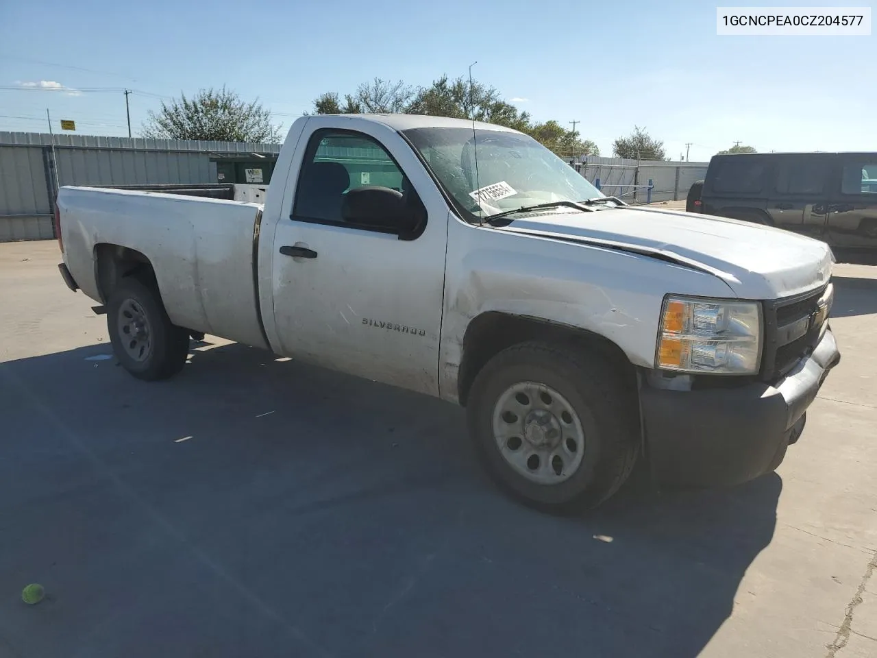 2012 Chevrolet Silverado C1500 VIN: 1GCNCPEA0CZ204577 Lot: 72756554