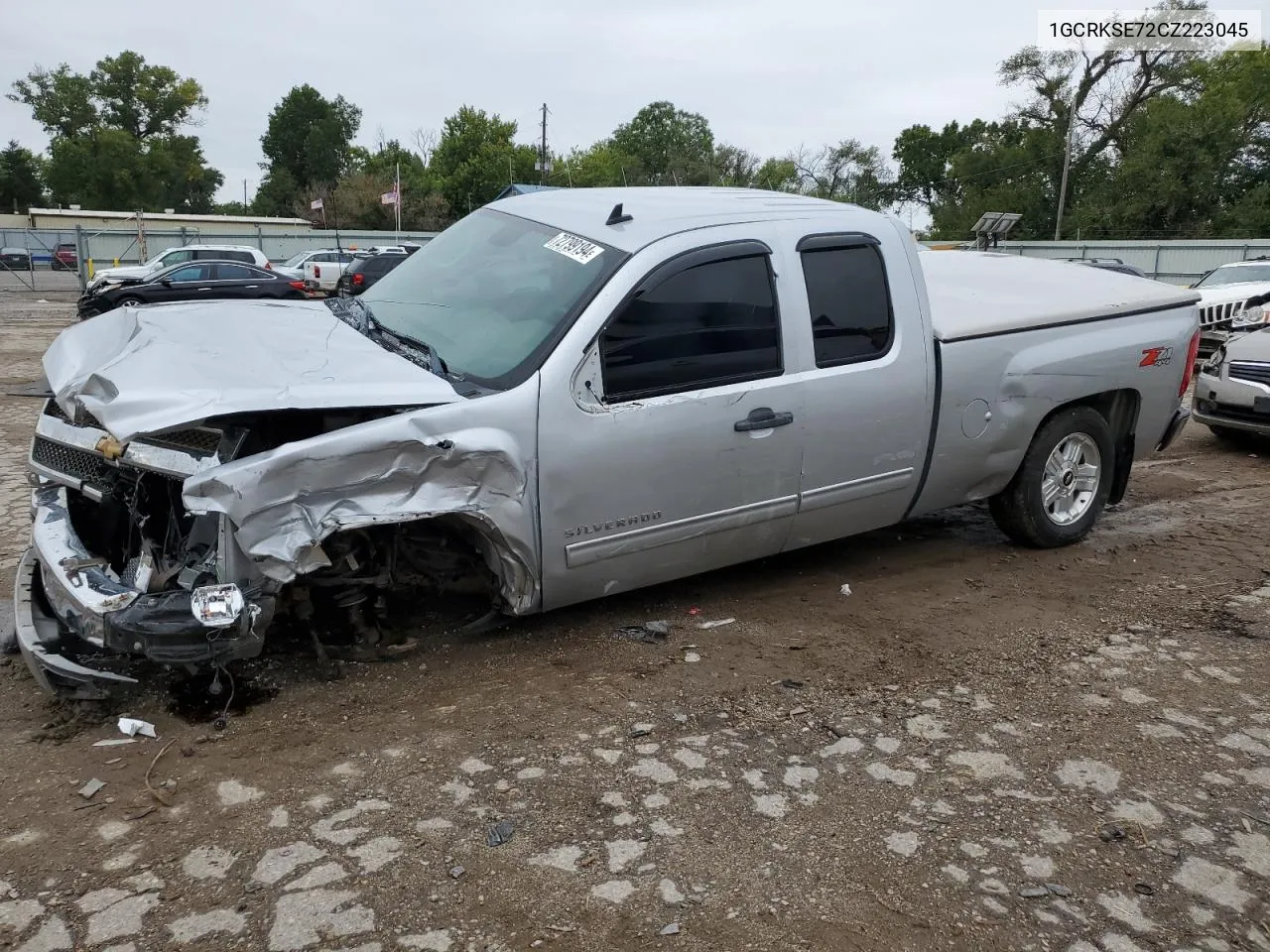 2012 Chevrolet Silverado K1500 Lt VIN: 1GCRKSE72CZ223045 Lot: 72799194