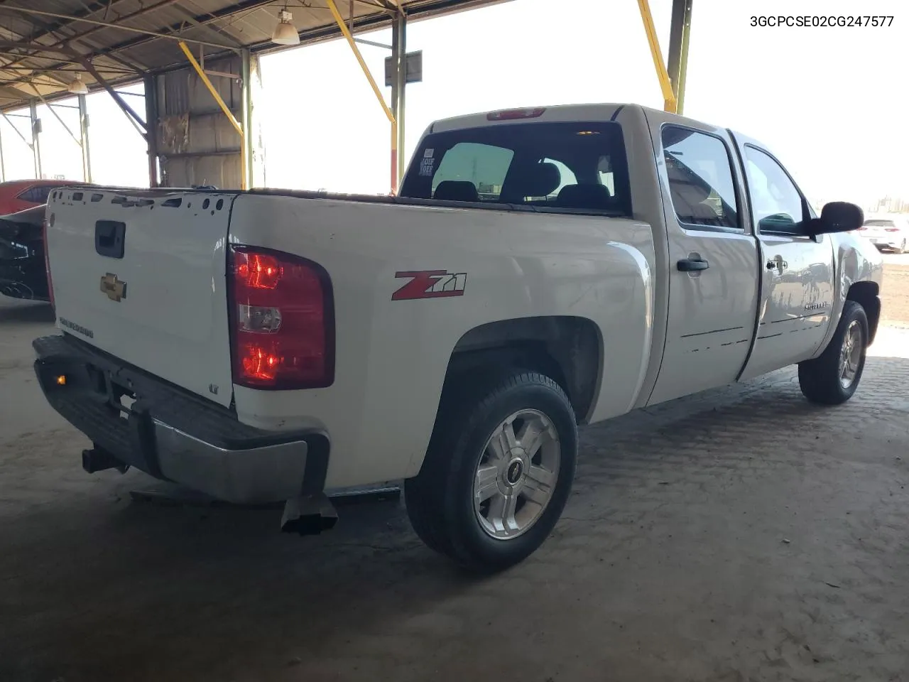 2012 Chevrolet Silverado C1500 Lt VIN: 3GCPCSE02CG247577 Lot: 72858094