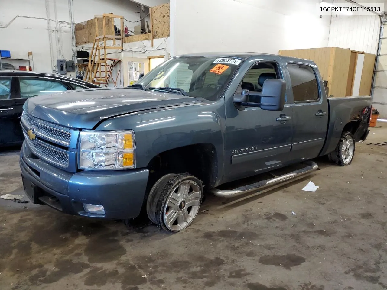 2012 Chevrolet Silverado K1500 Ltz VIN: 1GCPKTE74CF145513 Lot: 72986774