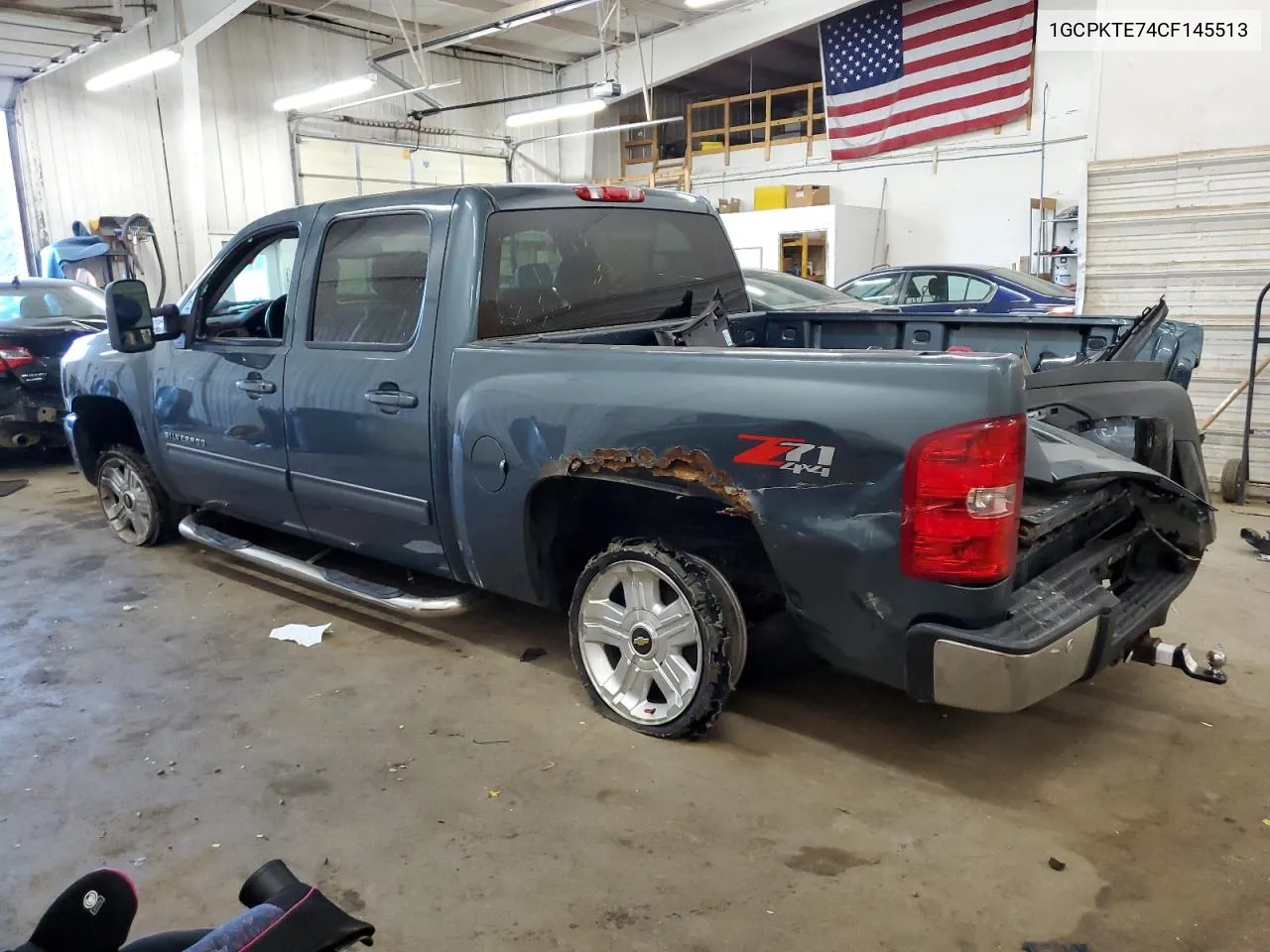 2012 Chevrolet Silverado K1500 Ltz VIN: 1GCPKTE74CF145513 Lot: 72986774