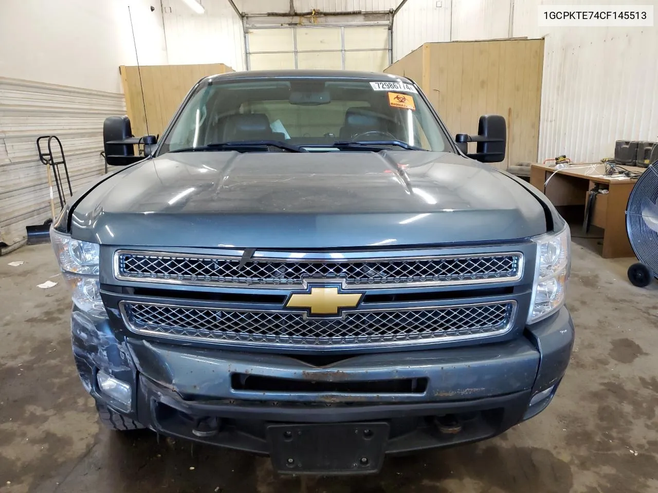 2012 Chevrolet Silverado K1500 Ltz VIN: 1GCPKTE74CF145513 Lot: 72986774