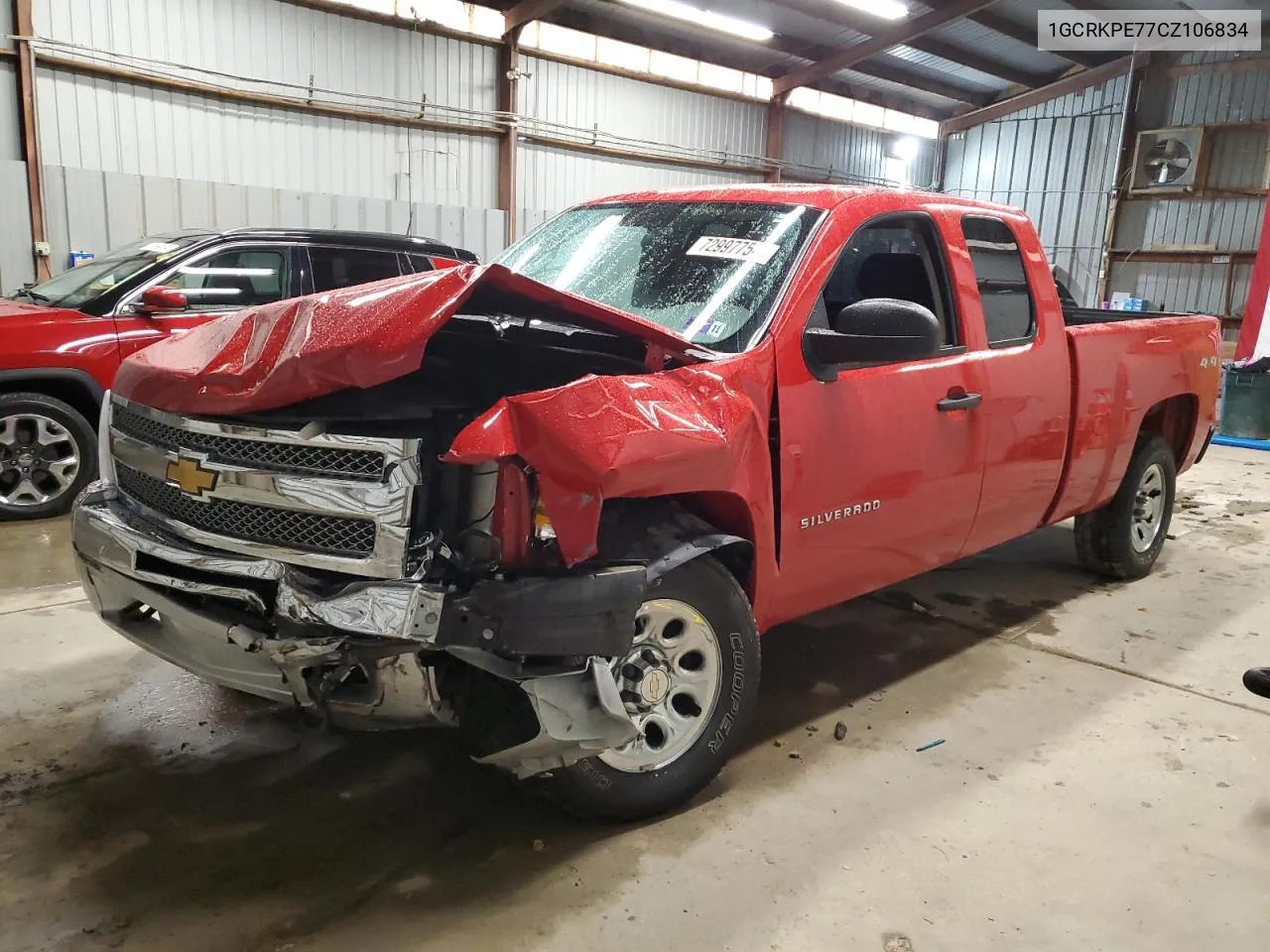 2012 Chevrolet Silverado K1500 VIN: 1GCRKPE77CZ106834 Lot: 72997754