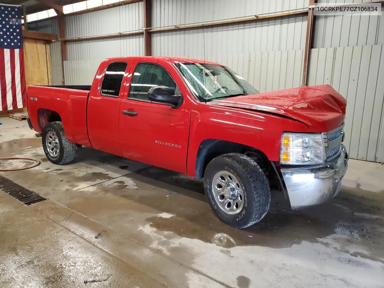 2012 Chevrolet Silverado K1500 VIN: 1GCRKPE77CZ106834 Lot: 72997754