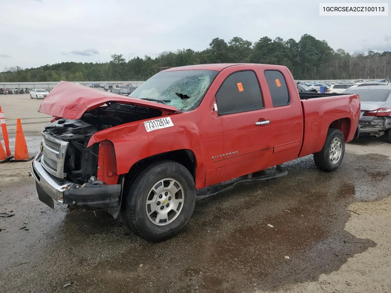 2012 Chevrolet Silverado C1500 Lt VIN: 1GCRCSEA2CZ100113 Lot: 73172614