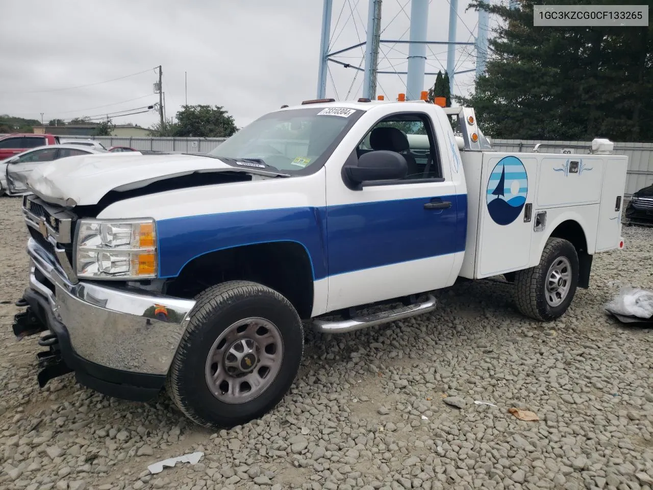 1GC3KZCG0CF133265 2012 Chevrolet Silverado K3500