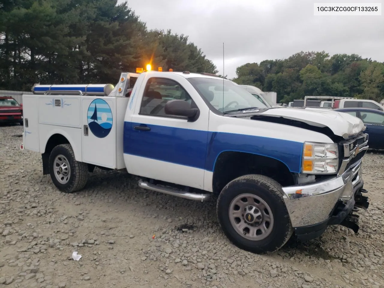 1GC3KZCG0CF133265 2012 Chevrolet Silverado K3500