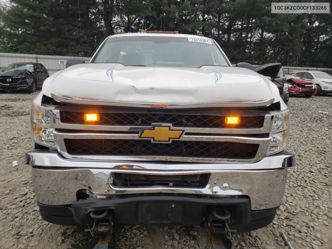 1GC3KZCG0CF133265 2012 Chevrolet Silverado K3500