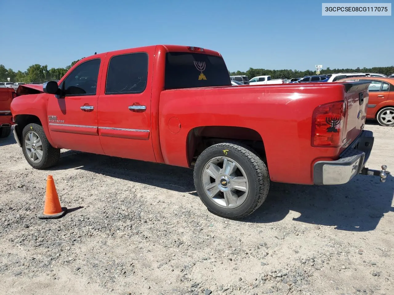 3GCPCSE08CG117075 2012 Chevrolet Silverado C1500 Lt