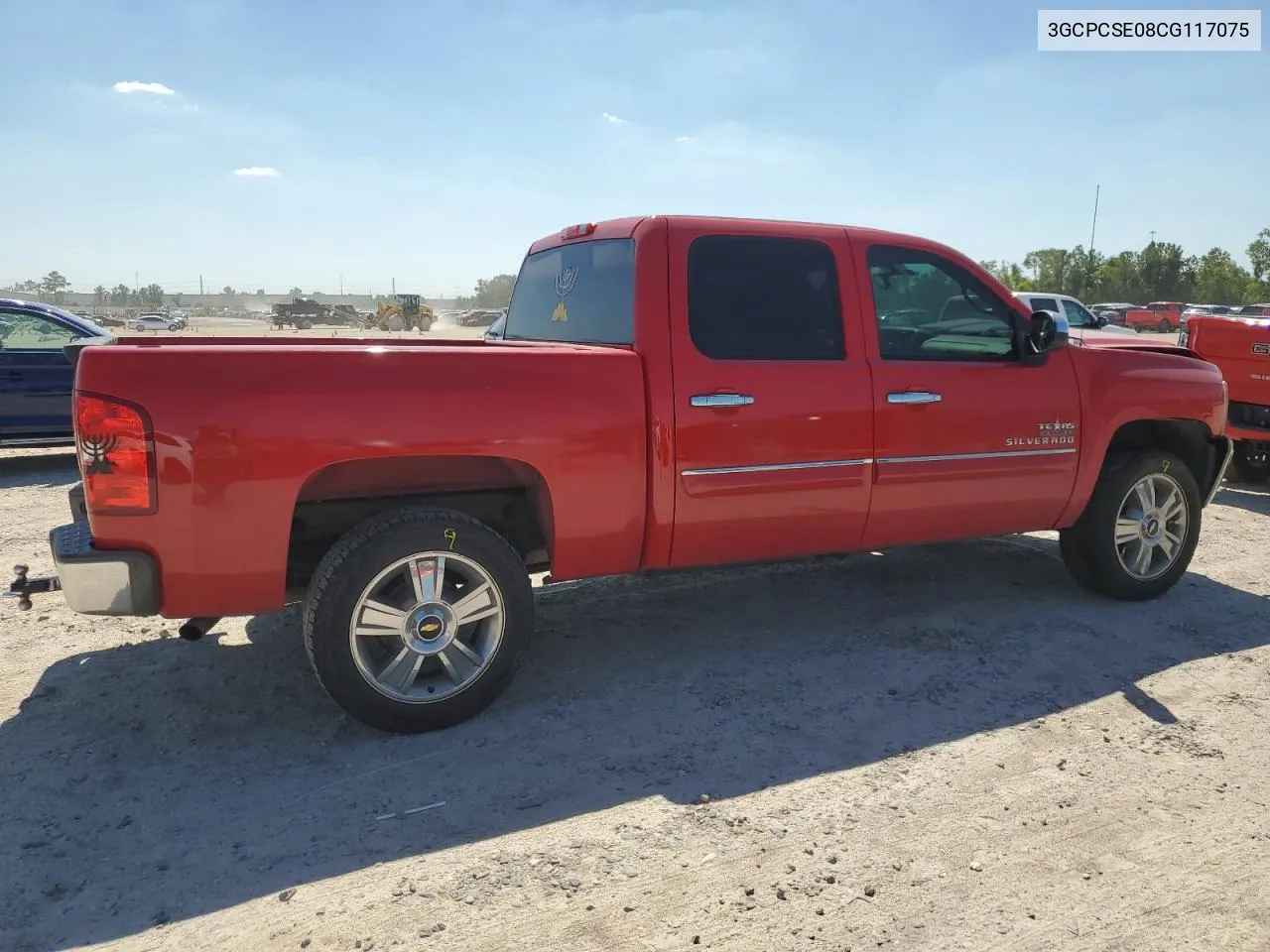 2012 Chevrolet Silverado C1500 Lt VIN: 3GCPCSE08CG117075 Lot: 73431154