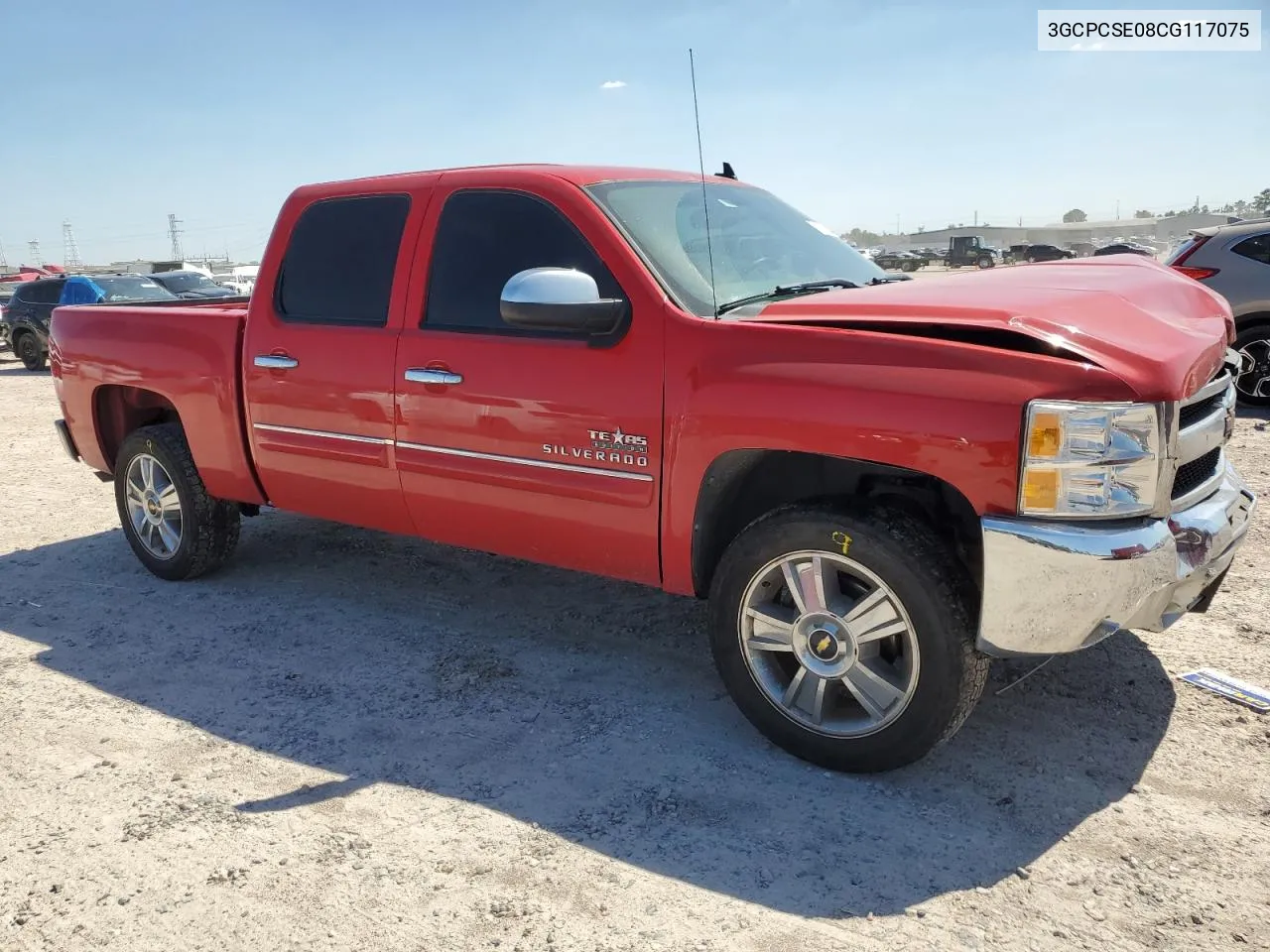 3GCPCSE08CG117075 2012 Chevrolet Silverado C1500 Lt