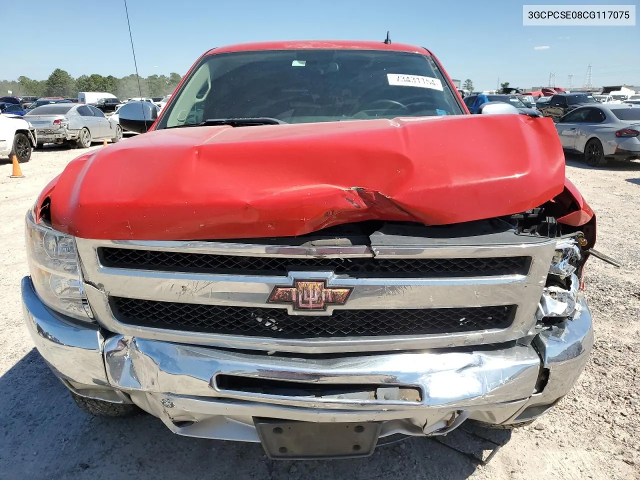 2012 Chevrolet Silverado C1500 Lt VIN: 3GCPCSE08CG117075 Lot: 73431154