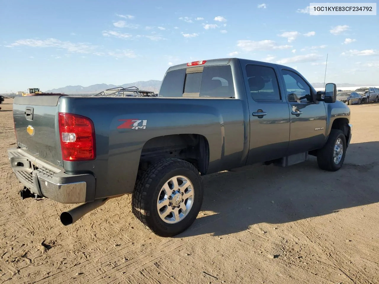 2012 Chevrolet Silverado K2500 Heavy Duty Ltz VIN: 1GC1KYE83CF234792 Lot: 73508834