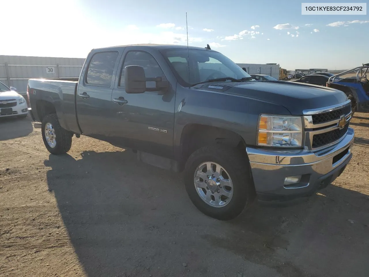 2012 Chevrolet Silverado K2500 Heavy Duty Ltz VIN: 1GC1KYE83CF234792 Lot: 73508834