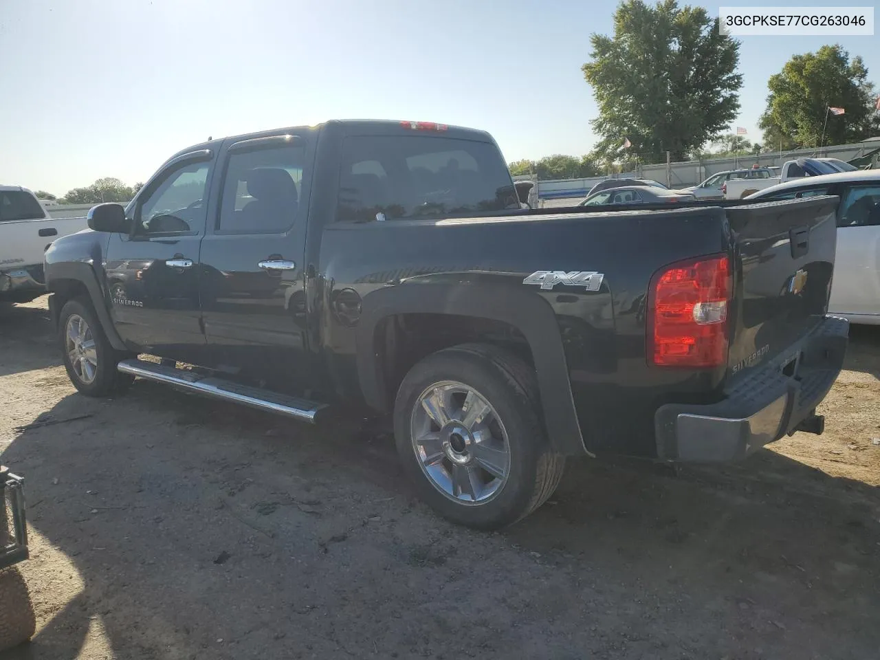 2012 Chevrolet Silverado K1500 Lt VIN: 3GCPKSE77CG263046 Lot: 73578474