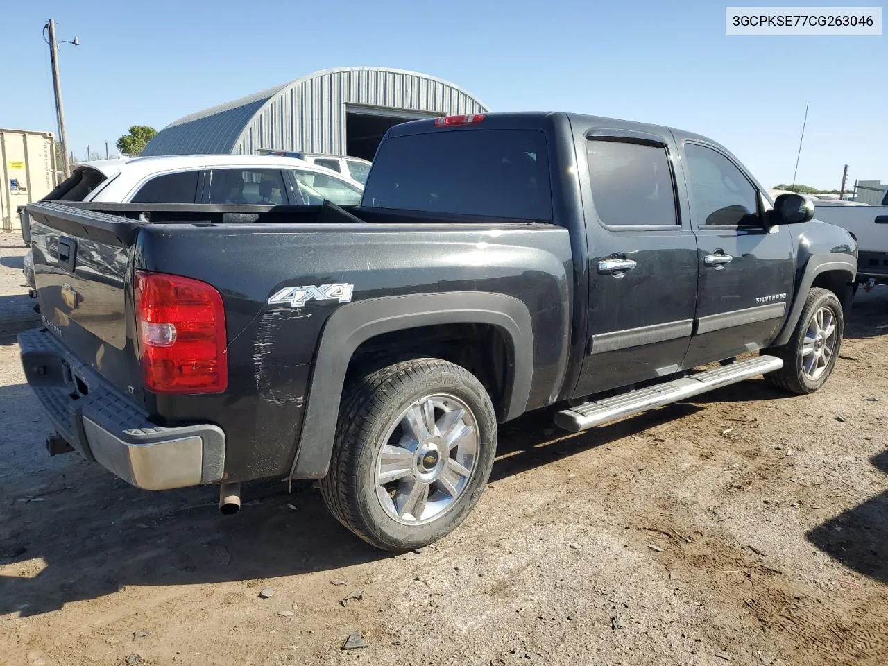 2012 Chevrolet Silverado K1500 Lt VIN: 3GCPKSE77CG263046 Lot: 73578474