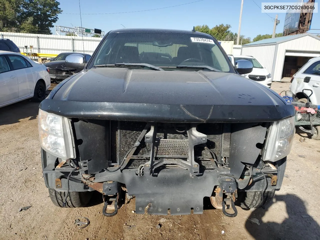 3GCPKSE77CG263046 2012 Chevrolet Silverado K1500 Lt