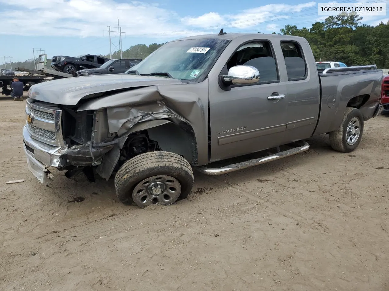 2012 Chevrolet Silverado C1500 Ls VIN: 1GCRCREA1CZ193618 Lot: 73734184