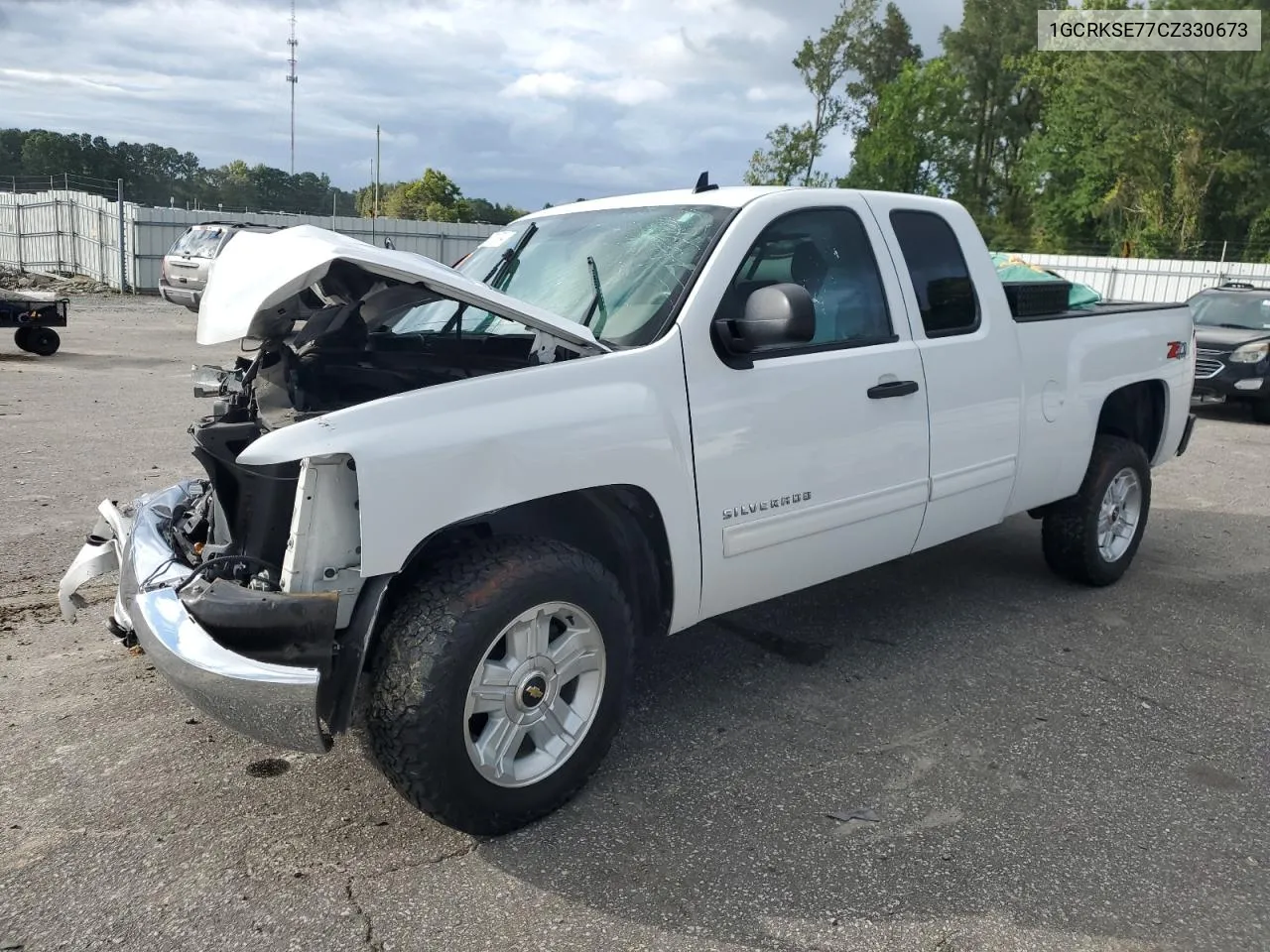 2012 Chevrolet Silverado K1500 Lt VIN: 1GCRKSE77CZ330673 Lot: 73818794