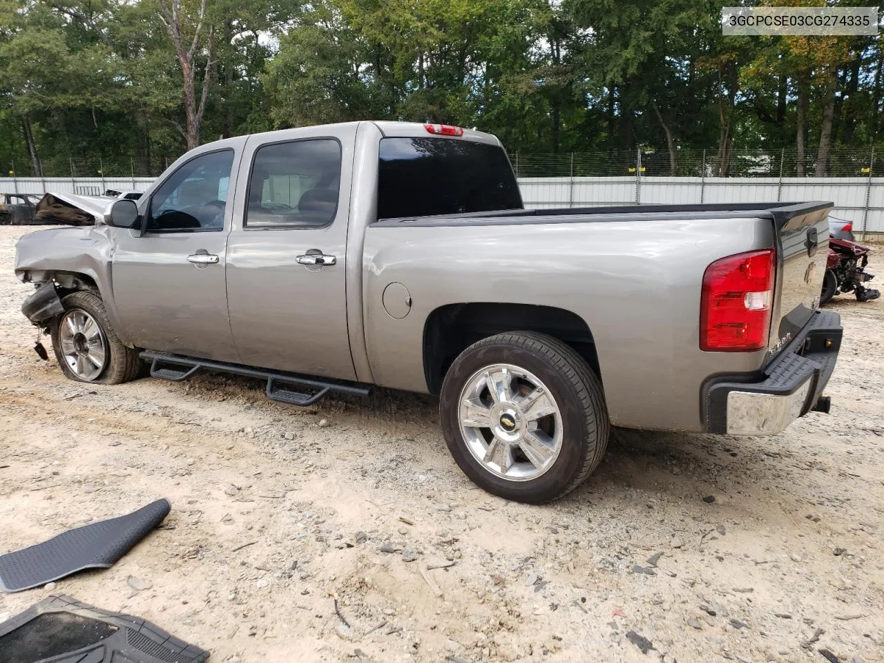 2012 Chevrolet Silverado C1500 Lt VIN: 3GCPCSE03CG274335 Lot: 73971504